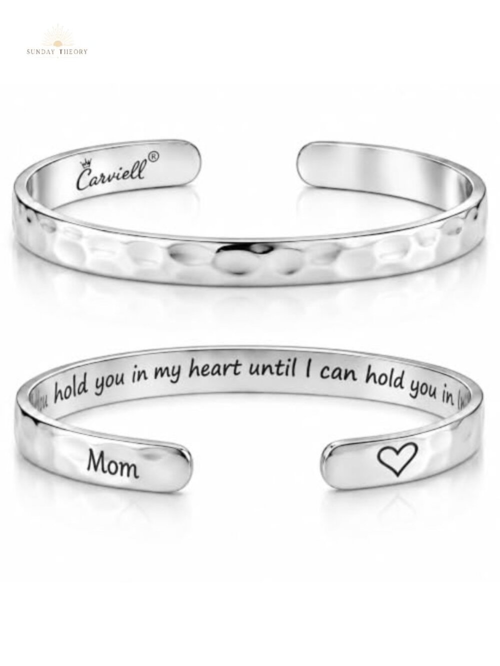 Engraved Sympathy Cuff Bracelet 316L Stainless Steel Memorial Gift